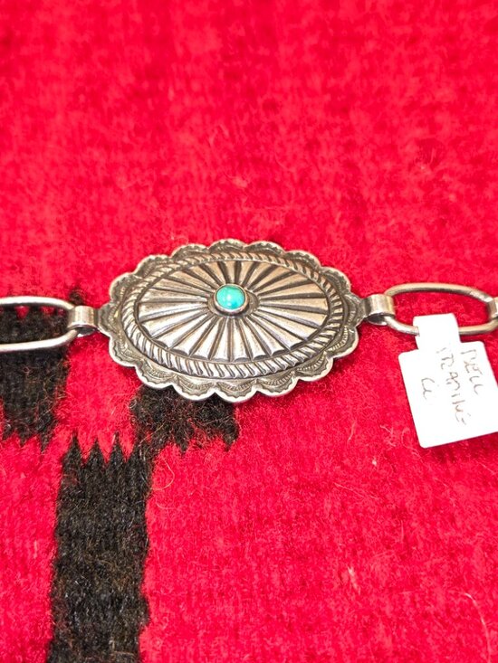 1960\'s Small Link Concho Belt from The Bell Trading Co.